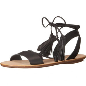 NIB Loeffler Randall Black Saffron Sandal Size 5.5